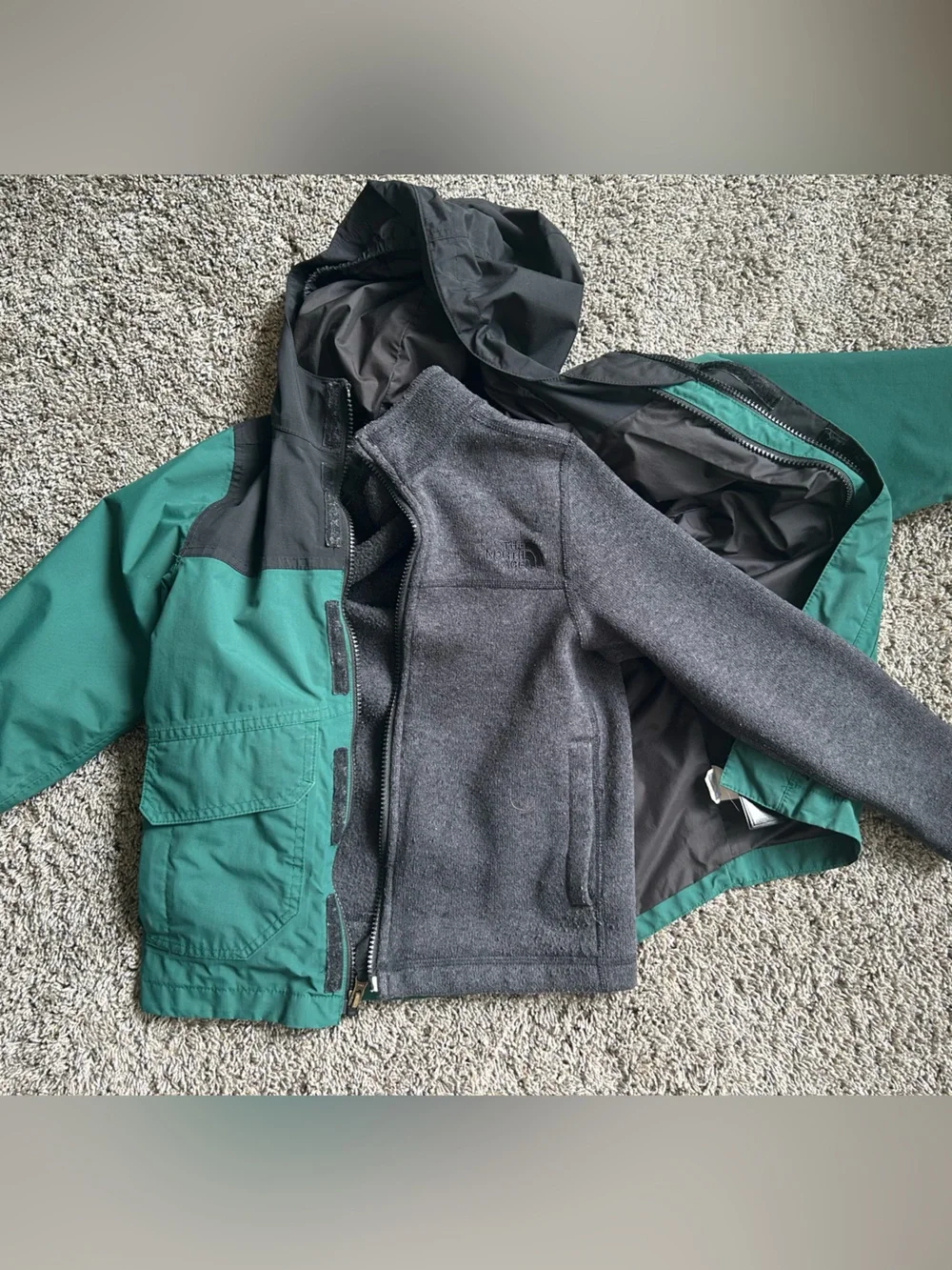 North Face boys size 6 Tri-climate winter jacket